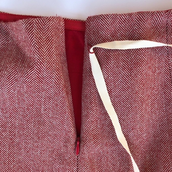 Red and cream JCrew skirt! - Picture 5 of 5